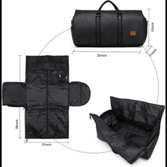 Convertible Travel Garment Bag,Carry on Garment Duffel Bag for Men Women - 2 in 1 Hanging Suitcase Suit Business Travel Bag