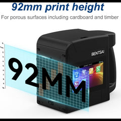 BENTSAI B85 Wide Format Handheld Inkjet Printer Industrial Inkjet Printer with 4 Inches Print Height for Large Format Batch Coding Variable Data Printing on Any Surfaces