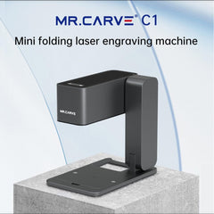 MR.Carve C1 Engraver 5W Blue Light Cutting and Carving Machine with Auto Focus 0.05 Accuracy 80x80mm Engraving Area Built-in Gyroscope Rotatable Head Suitable for Paper Wood Leather