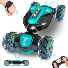 Gesture Sensing RC Stunt Car Toys for 6-12 Boys&Girls - Birthday for Kids, Hand Controlled 2.4Ghz Remote Control Twist Cars, 4WD Transform All-Terrain Off Road Vehicle