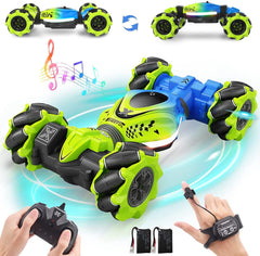 Gesture Sensing RC Stunt Car Toys for 6-12 Boys&Girls - Birthday for Kids, Hand Controlled 2.4Ghz Remote Control Twist Cars, 4WD Transform All-Terrain Off Road Vehicle