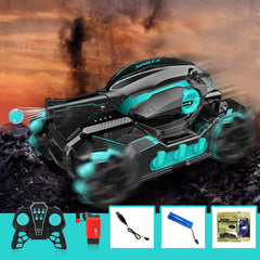 RC Tank, Shooting Water Bullets(Bomb) Remote Control Tank with 11000pcs Water Shots, 360°Rotating 4WD RC Tank Car Nerf Tank, Toy Tank Gesture RC Car, Hobby RC Cars for Boys & Girls