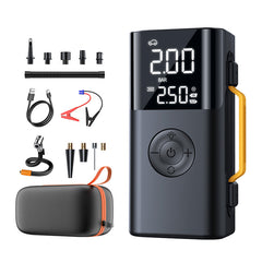 2025 New Automotive Emergency Kit - Air pump, ignition starter and multi-function mobile power supply with vacuum pump