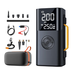 2025 New Automotive Emergency Kit - Air pump, ignition starter and multi-function mobile power supply with vacuum pump