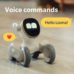 Loona: The Most Advanced Smart Robot Pet Dog - Chat GPT-4o Enabled with Voice Command & Gesture Recognition - Top Boys and Girls Gifts for 2024 - V23 - with Charging Dock