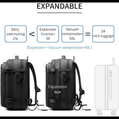 60L Backpack,  Vacuum Backpack